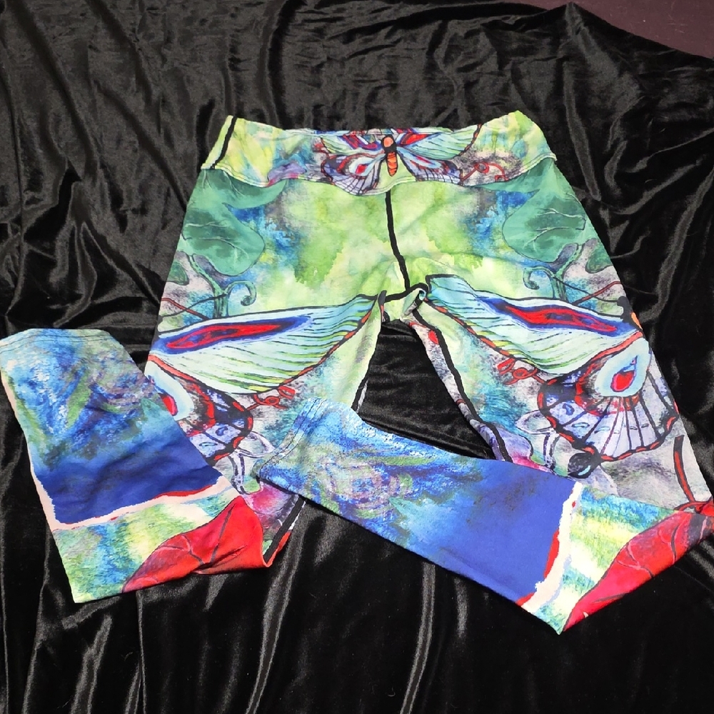 Vibrant Artistic Print Women's Leggings